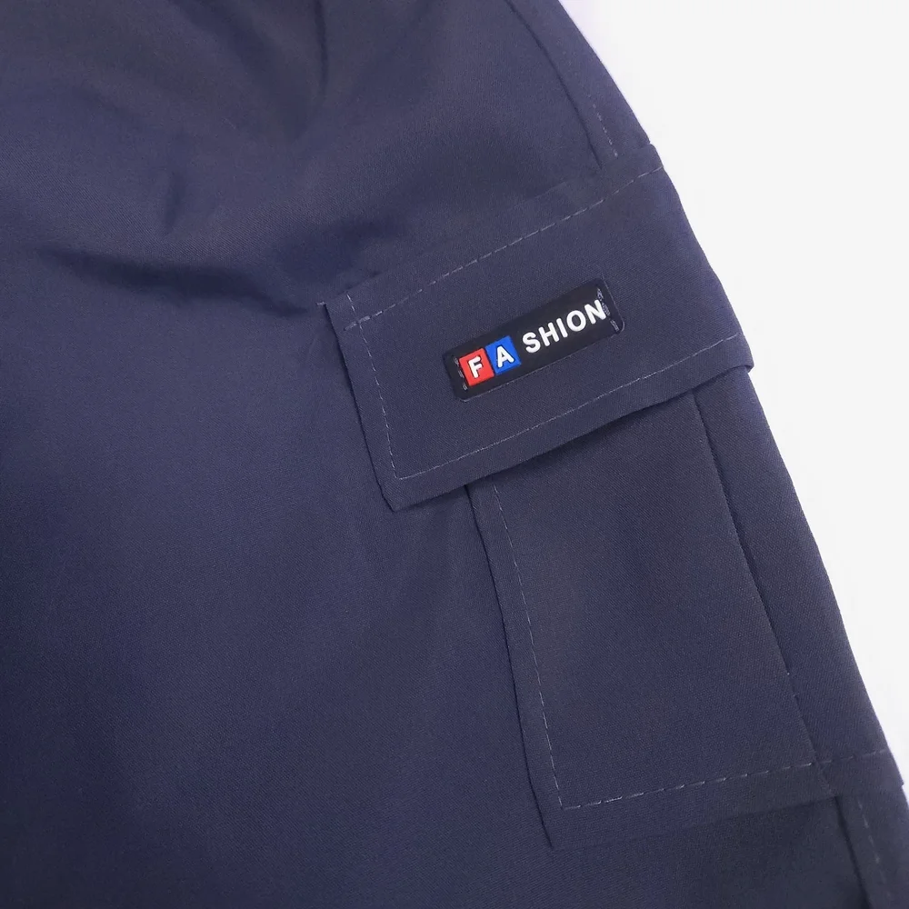 Kids Navy and Gray Bottoms - Picture 3 of 4